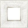 Square Wire Framed Wall Mirror, 27x28 -Luxeframe Shop square wire framed wall mirror 27x28 1