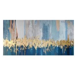 Starlight Abstract Canvas Wall Art, 60x30