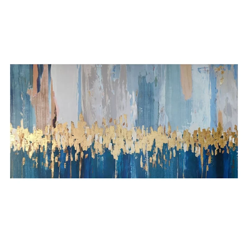 Starlight Abstract Canvas Wall Art, 60x30 1 Starlight Abstract Canvas Wall Art, 60x30