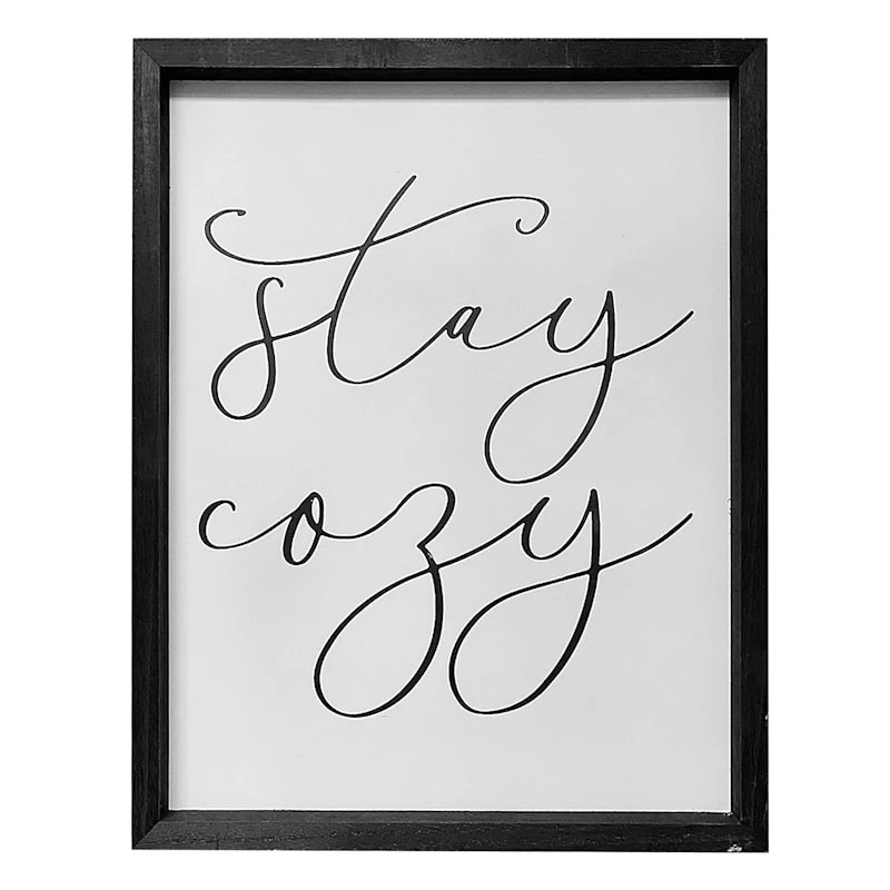 Stay Cozy Wall Sign, 16x20 1 Stay Cozy Wall Sign, 16x20