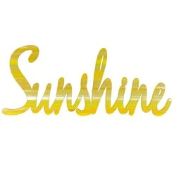 Sunshine Cutout Word Wall Sign, 12x24