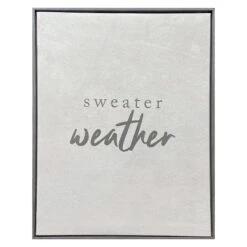 Sweater Weather Wall Art, 12x16