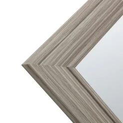 Tan Framed Wall Mirror, 24x36 -Luxeframe Shop tan framed wall mirror 24x36 3