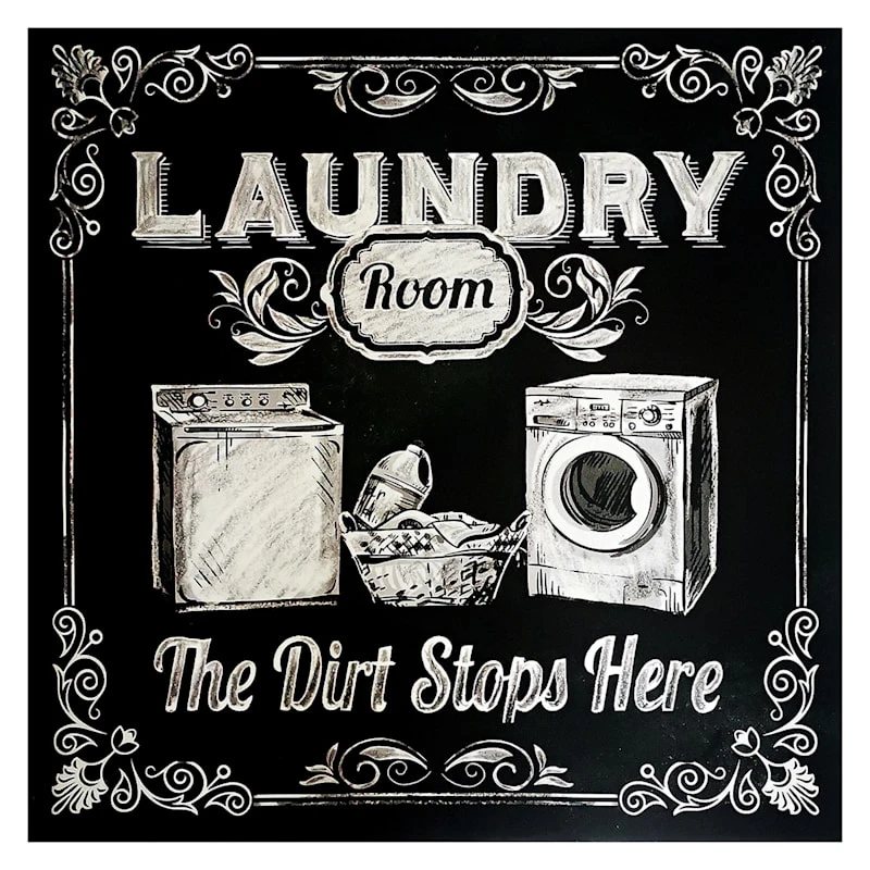 The Dirt Stops Here Canvas Wall Art, 16" 1 The Dirt Stops Here Canvas Wall Art, 16"