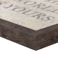 The World Is Yours Framed Wall Art, 12" -Luxeframe Shop the world is yours framed wall art 12 2