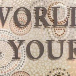 The World Is Yours Framed Wall Art, 12" -Luxeframe Shop the world is yours framed wall art 12 3