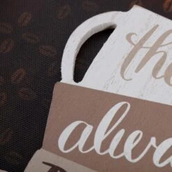 There's Always Room For One More Cup Coffee Wall Sign, 11x14 -Luxeframe Shop theres always room for one more cup coffee wall sign 11x14 3