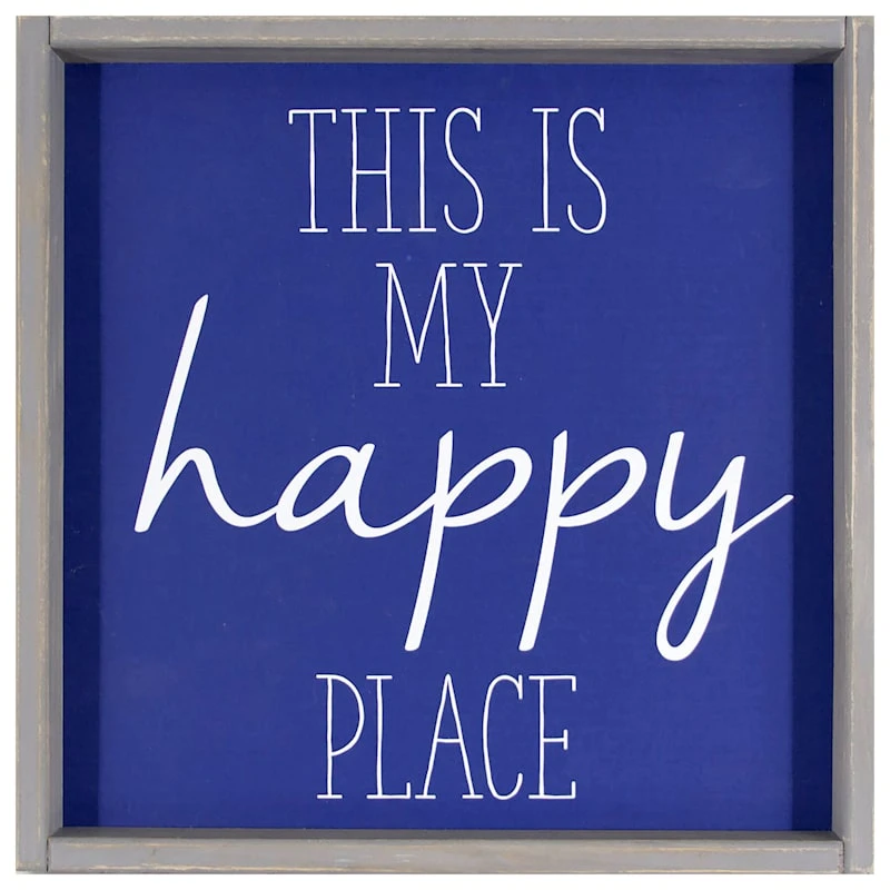 This Is My Happy Place Wall Sign, 16" 1 This Is My Happy Place Wall Sign, 16"