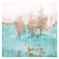 Through The Gold Trees I Foiled Canvas Wall Art, 40"