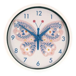 Tiny Dreamers Butterfly Wall Clock, 12"