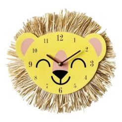 Tiny Dreamers Tiger Wall Clock, 12"