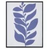Tracey Boyd Framed Blue Floral Canvas Wall Art, 16x20 -Luxeframe Shop tracey boyd framed blue floral canvas wall art 16x20 1