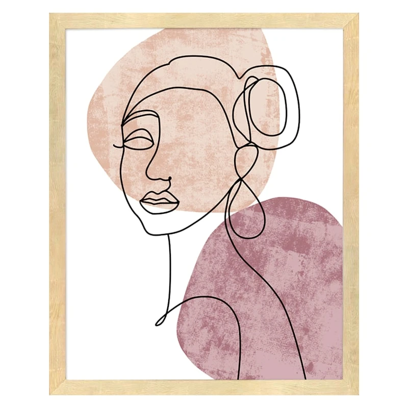 Tracey Boyd Glass Framed Abstract Female Figure Print Wall Art, 16x20 1 Tracey Boyd Glass Framed Abstract Female Figure Print Wall Art, 16x20