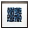 Tracey Boyd Glass Framed Blue Resin Wall Art, 24"