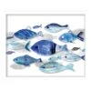 Tracey Boyd Glass Framed Fish Print Wall Art, 21x17