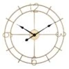 Tracey Boyd Gold Metal Wall Clock, 24" -Luxeframe Shop tracey boyd gold metal wall clock 24