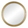 Tracey Boyd Gold Ribbed Wall Mirror, 34" 3 Tracey Boyd Gold Ribbed Wall Mirror, 34" -Luxeframe Shop tracey boyd gold ribbed wall mirror 34