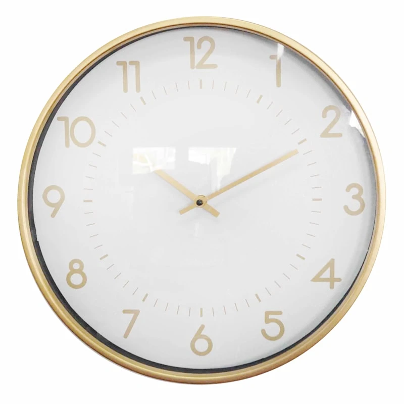 Tracey Boyd Gold Wall Clock, 16" 1 Tracey Boyd Gold Wall Clock, 16"
