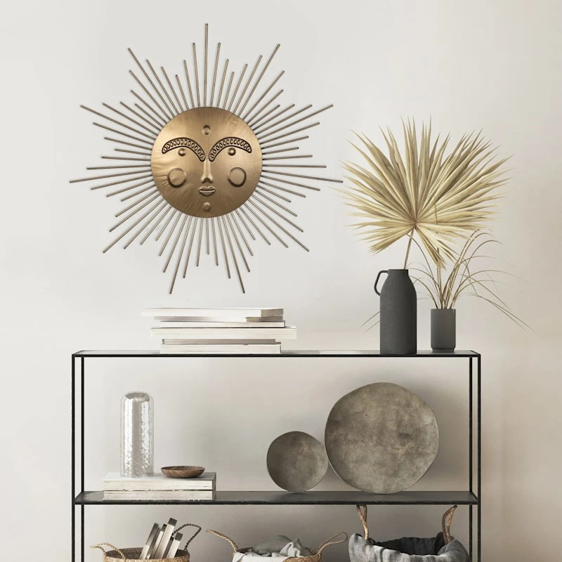 Tracey Boyd Metal Sun Burst Wall Decor, 20" 2 Tracey Boyd Metal Sun Burst Wall Decor, 20" - Image 2