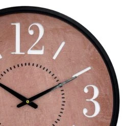 Tracey Boyd Red Metal Wall Clock, 20" -Luxeframe Shop tracey boyd red metal wall clock 20 2