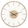 Tracey Boyd Round Wooden Wall Clock, 12"