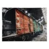 Train Cars Enhanced Canvas Wall Art, 45x60