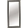 Triple Beaded Silver Floor Mirror, 32x66 -Luxeframe Shop triple beaded silver floor mirror 32x66 1