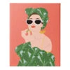 Tropical Lipstick Woman Canvas Wall Art, 18x24 -Luxeframe Shop tropical lipstick woman canvas wall art 18x24 1