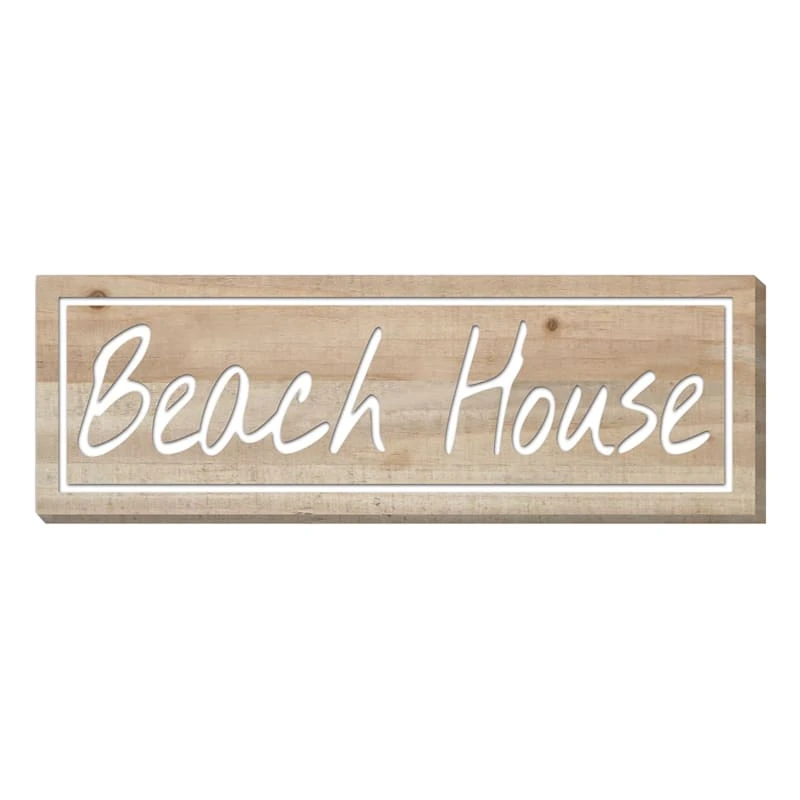 Ty Pennington Beach House Wall Sign, 36x12 1 Ty Pennington Beach House Wall Sign, 36x12