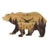 Ty Pennington Bear Shape Wall Clock, 20x11 -Luxeframe Shop ty pennington bear shape wall clock 20x11 1