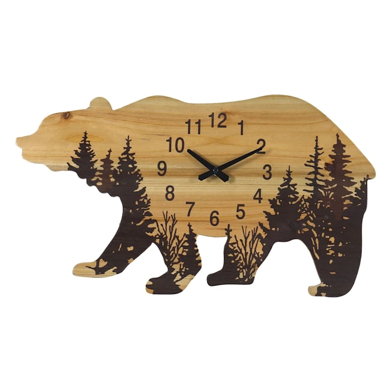Ty Pennington Bear Shape Wall Clock, 20x11 1 Ty Pennington Bear Shape Wall Clock, 20x11