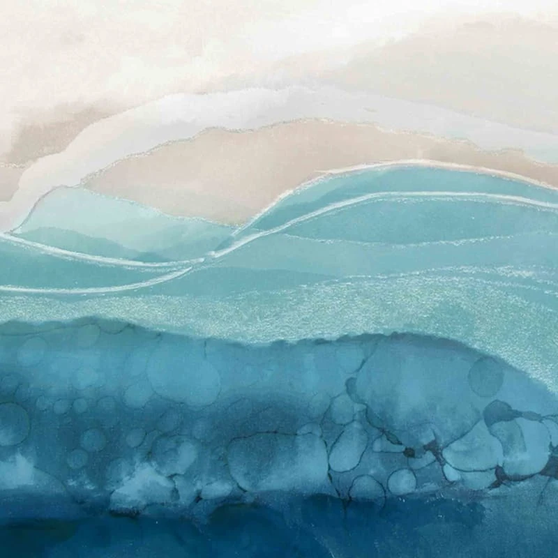 Ty Pennington Blue & White Abstract Canvas Wall Art, 18x24 2 Ty Pennington Blue & White Abstract Canvas Wall Art, 18x24 - Image 2