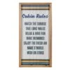 Ty Pennington Cabin Rules Wall Sign, 10x20 -Luxeframe Shop ty pennington cabin rules wall sign 10x20 1