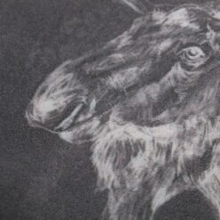 Ty Pennington Framed Moose Sketch Canvas Wall Art, 20x16 -Luxeframe Shop ty pennington framed moose sketch canvas wall art 20x16 3