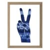 Ty Pennington Glass Framed Peace Sign Print Wall Art, 12x16 -Luxeframe Shop ty pennington glass framed peace sign print wall art 12x16 1