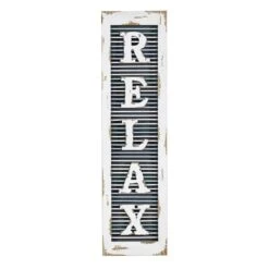 Ty Pennington Relax Wooden Wall Sign, 10"
