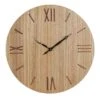 Ty Pennington Round Wood Wall Clock, 23.5" -Luxeframe Shop ty pennington round wood wall clock 23.5