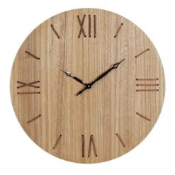 Ty Pennington Round Wood Wall Clock, 23.5"