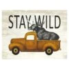 Ty Pennington Stay Wild Canvas Wall Art, 16x12