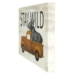 Ty Pennington Stay Wild Canvas Wall Art, 16x12 -Luxeframe Shop ty pennington stay wild canvas wall art 16x12 3