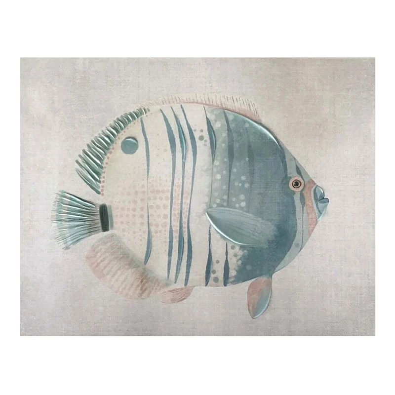 Ty Pennington Turquoise Fish Canvas Wall Art, 20x16 1 Ty Pennington Turquoise Fish Canvas Wall Art, 20x16