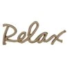Typography Wooden Relax Wall Sign, 14x6 -Luxeframe Shop typography wooden relax wall sign 14x6 1