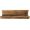 Vintage Wooden Ledge Wall Shelf, 24" -Luxeframe Shop vintage wooden ledge wall shelf 24