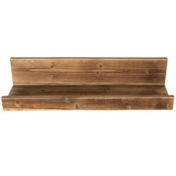 Vintage Wooden Ledge Wall Shelf, 24"