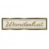 Wanderlust Wall Sign, 8x30 -Luxeframe Shop wanderlust wall sign 8x30 1