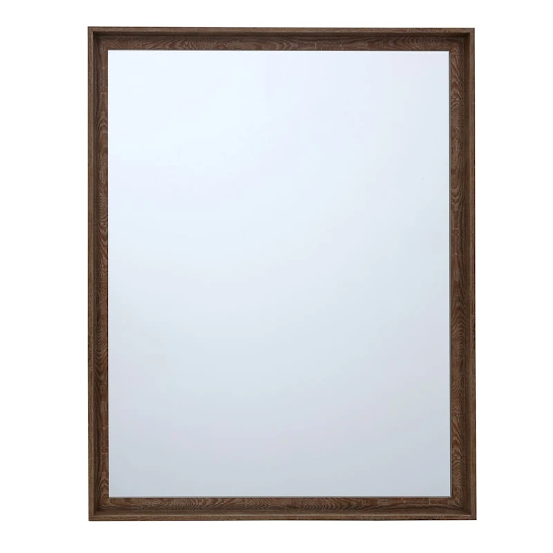 Warm Walnut Wall Mirror, 22x28 1 Warm Walnut Wall Mirror, 22x28