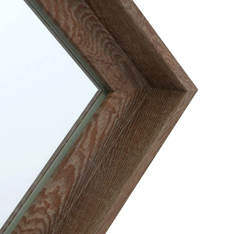 Warm Walnut Wall Mirror, 22x28 3 Warm Walnut Wall Mirror, 22x28 - Image 3