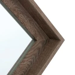 Warm Walnut Wall Mirror, 24x36 -Luxeframe Shop warm walnut wall mirror 24x36 3