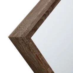 Warm Walnut Wall Mirror, 24x36 -Luxeframe Shop warm walnut wall mirror 24x36 4