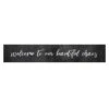 Welcome To Our Beautiful Chaos Canvas Wall Art, 36x6 -Luxeframe Shop welcome to our beautiful chaos canvas wall art 36x6 1
